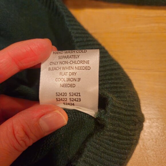 Baltic Born/Sugarlips Nielsen Turtleneck Sweater Emerald Green Size M NWT - Picture 11 of 11